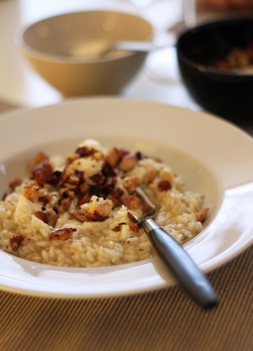 Pehmeän täyteläistä, ehkä maailman parasta risottoa.