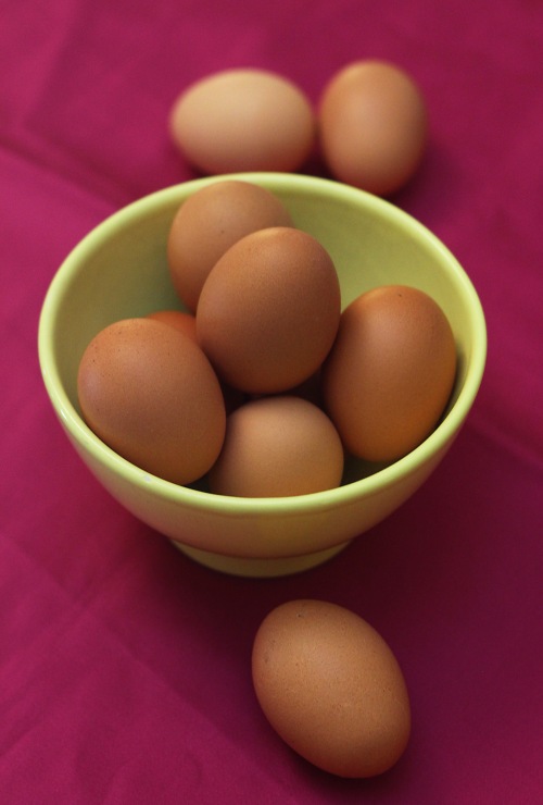 Kananmunissa on eroa. Näitä munivat vapaat kanat, joille ei syötetä rehua.