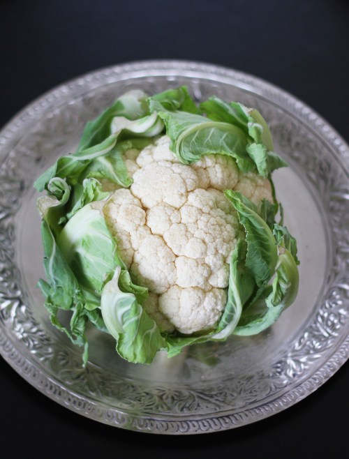 Nousussa: vanha tuttu kukkakaali.